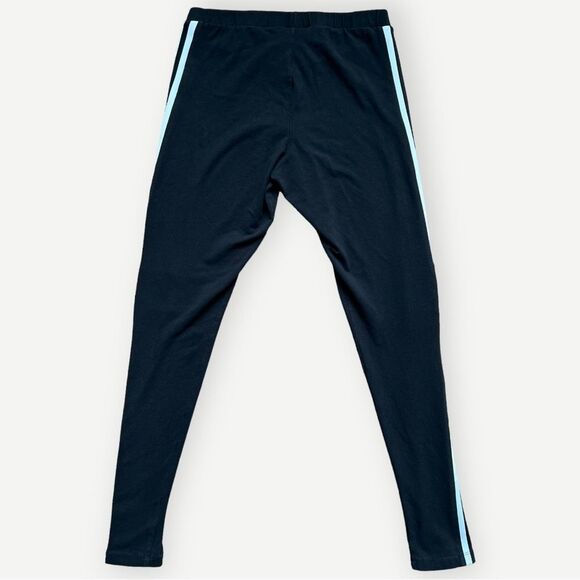 Adidas Originals Black & White Stretchy Logo Trefoil Tights Leggings. Medium. - Picture 2 of 7